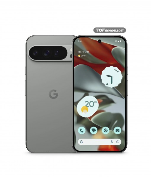 google pixel 9 pro xl grey log